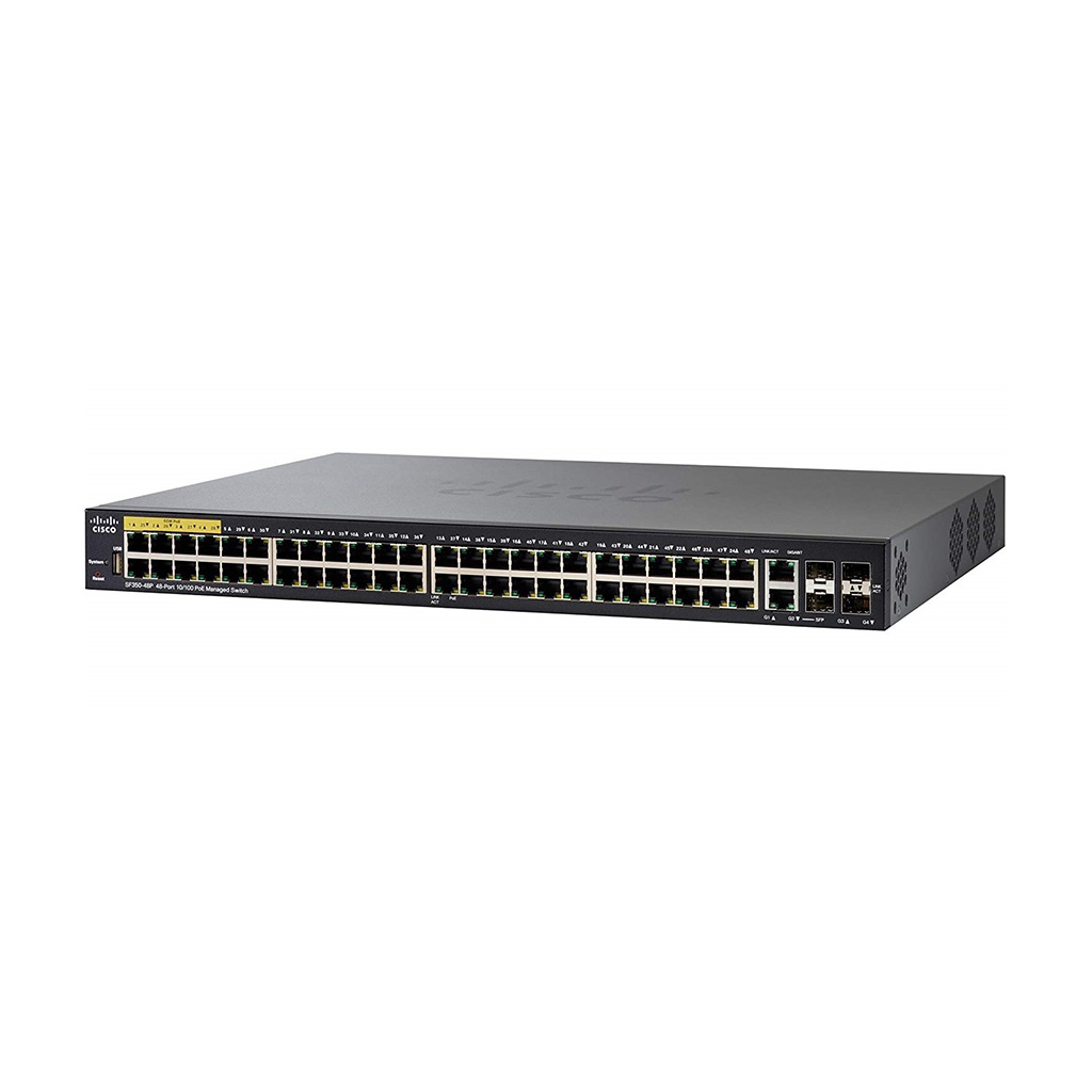 Cisco SF350-48P 48-port 10/100 POE Managed Switch