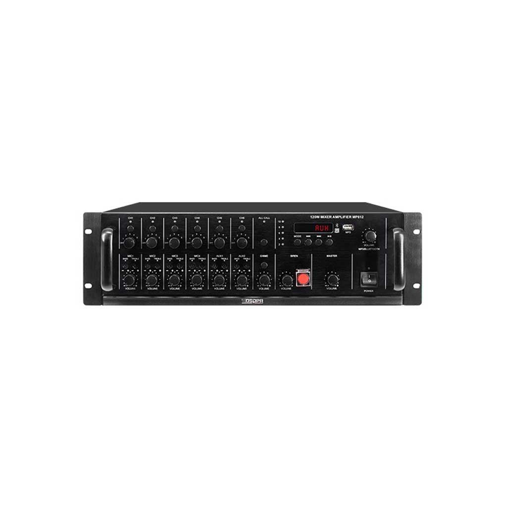 MP812 6 Zones Integrated Mixer Amplifier