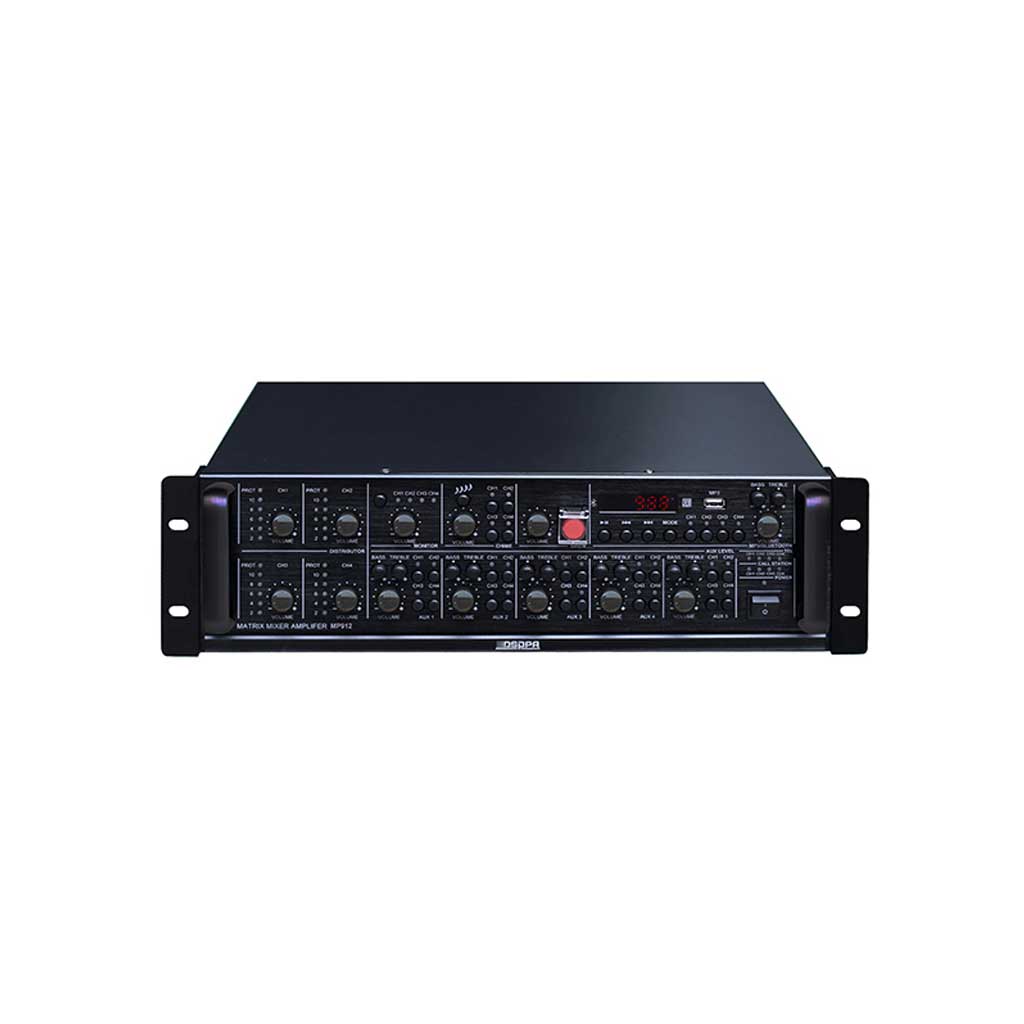 MP912 4x4 Matrix Mixer Amplifier
